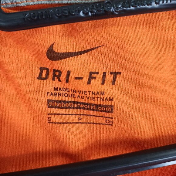 Men's Orange Nike Dri-Fit OSU Cowboys Shirt Short Sleeve Crew Neck Size S - Picture 5 of 10